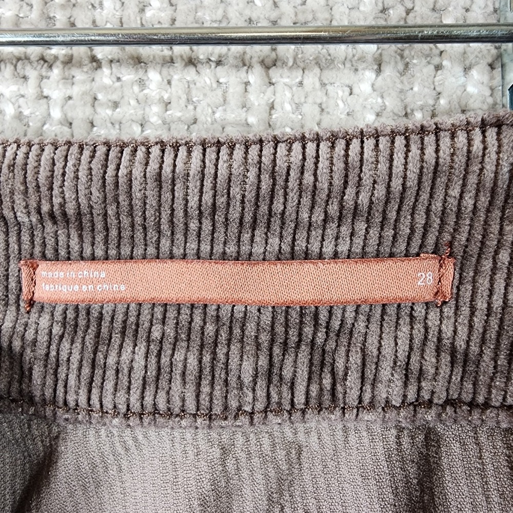 Pilcro The Wanderer Corduroy Pants Womens 28 Mauve Brown Rustic Boho - Picture 13 of 15